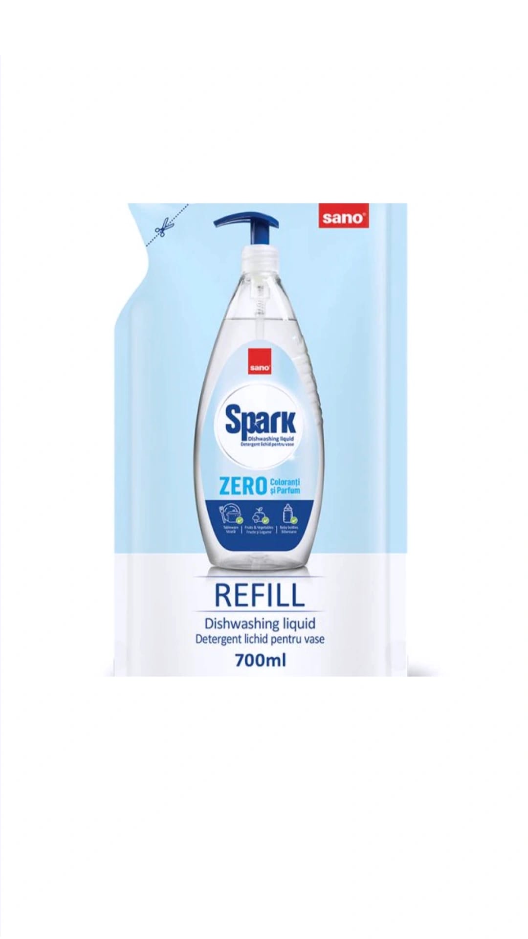 Rezerva Sano Spark 700ml zero